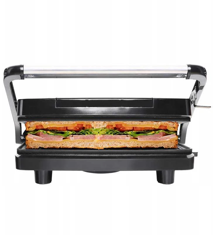 Kontaktinis elektrinis grilis PANINI 1600 W – galingas sumuštinių keptuvas