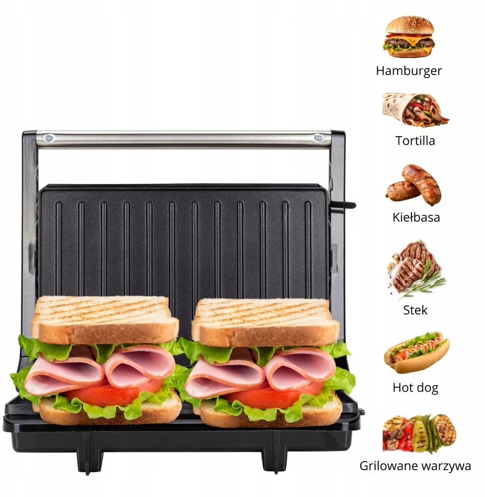Kontaktinis grilis Kamille, 900 W