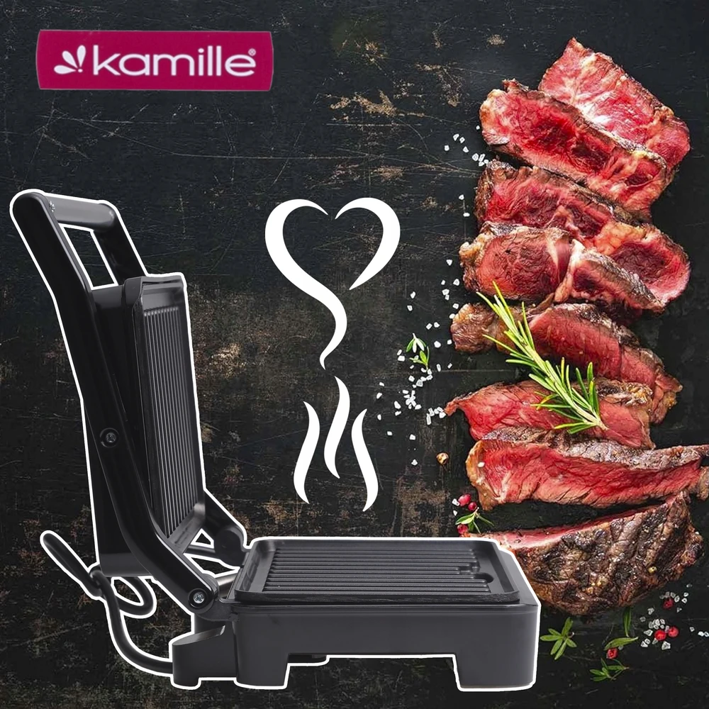 Kontaktinis grilis Kamille, 900 W