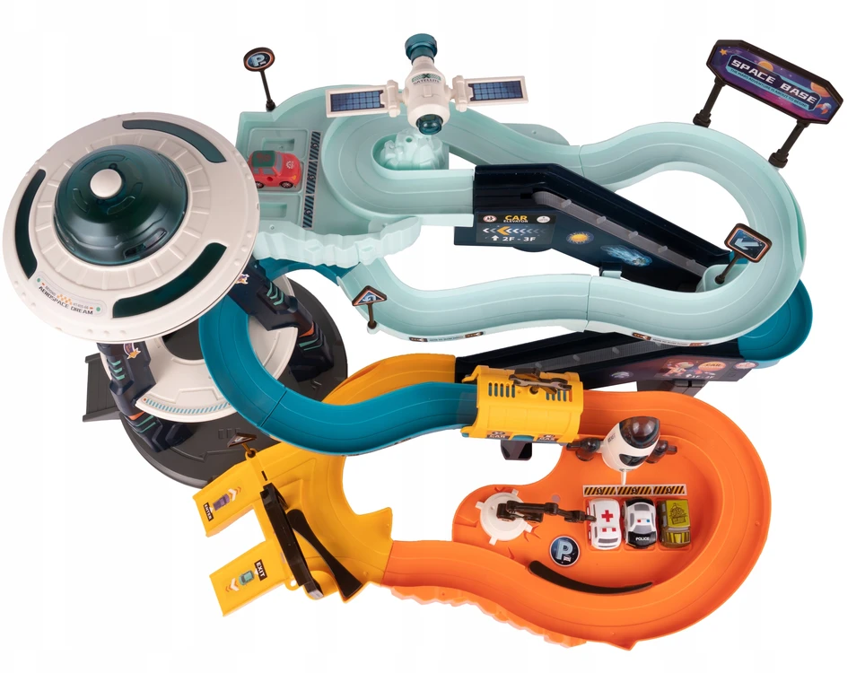 Kosminė automobilių trasa MalPlay, 4 automobiliai