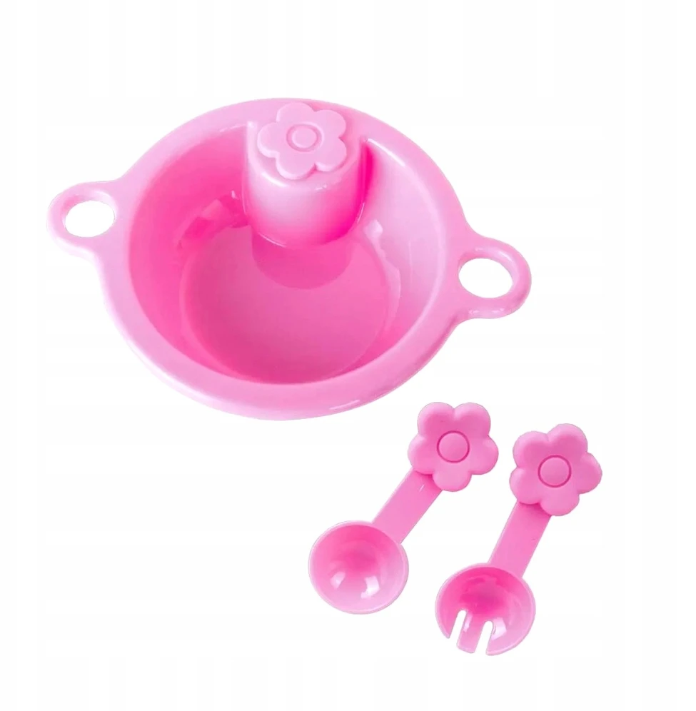 Kūdikio lėlė su maitinimo rinkiniu, 32 cm