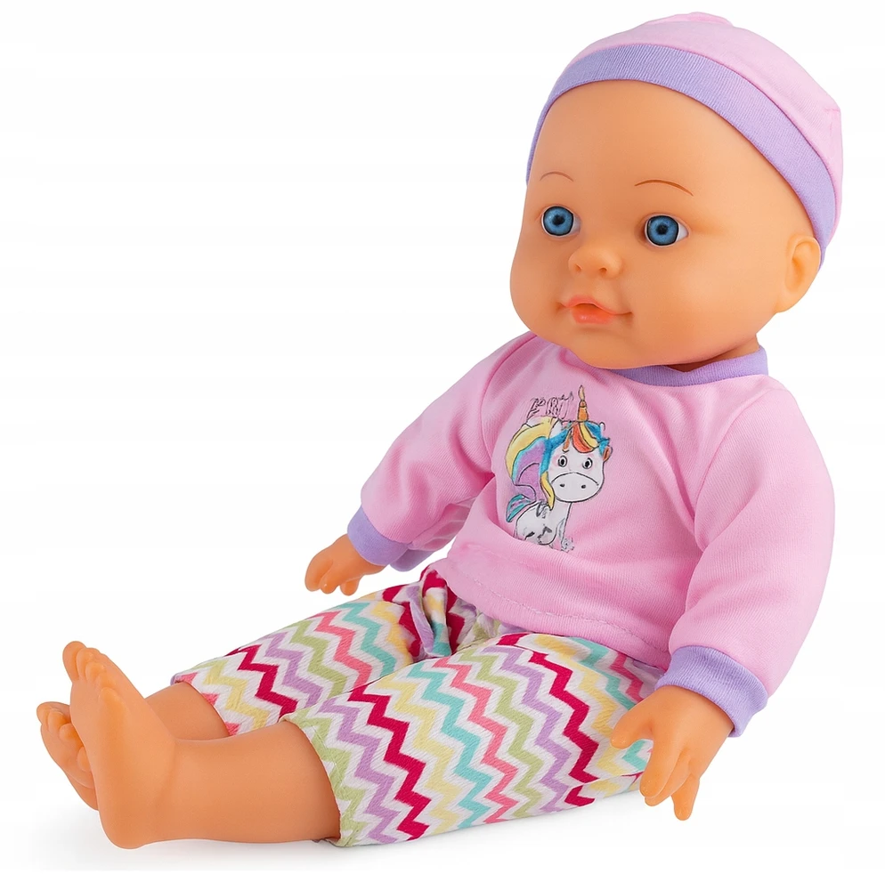 Kūdikio lėlė su maitinimo rinkiniu, 32 cm
