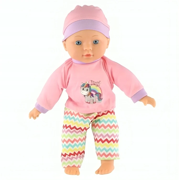 Kūdikio lėlė su maitinimo rinkiniu, 32 cm