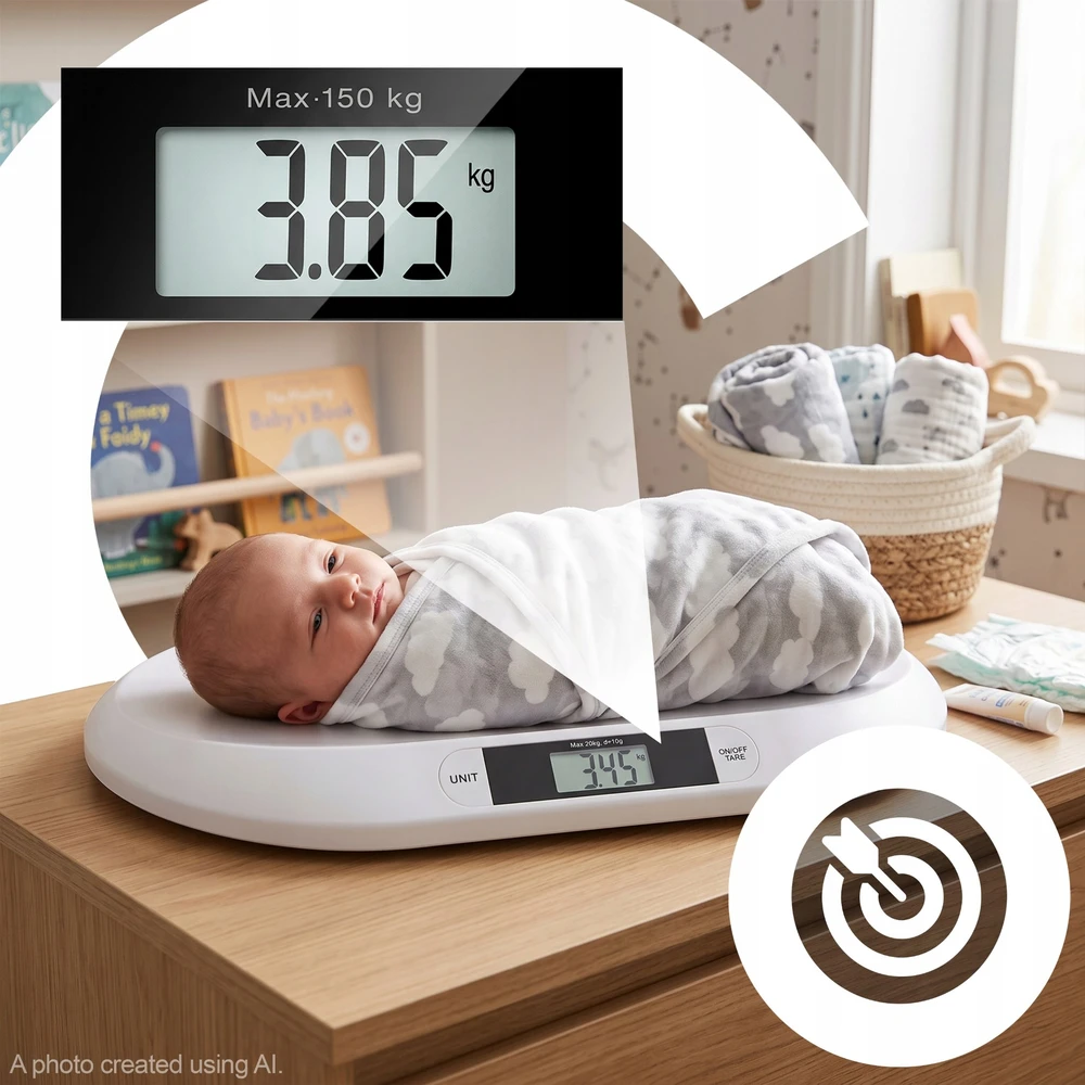 Kūdikio svarstyklės RETOO, iki 20 kg