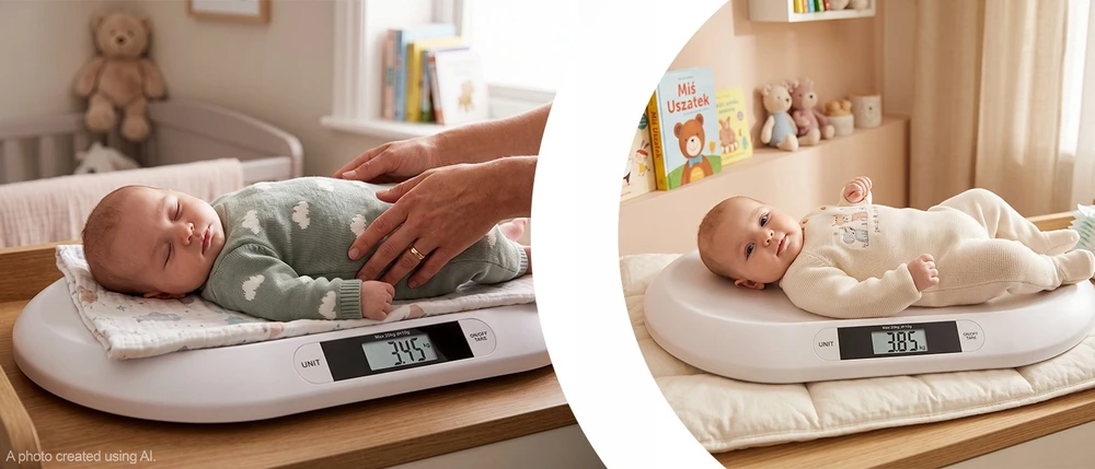 Kūdikio svarstyklės RETOO, iki 20 kg