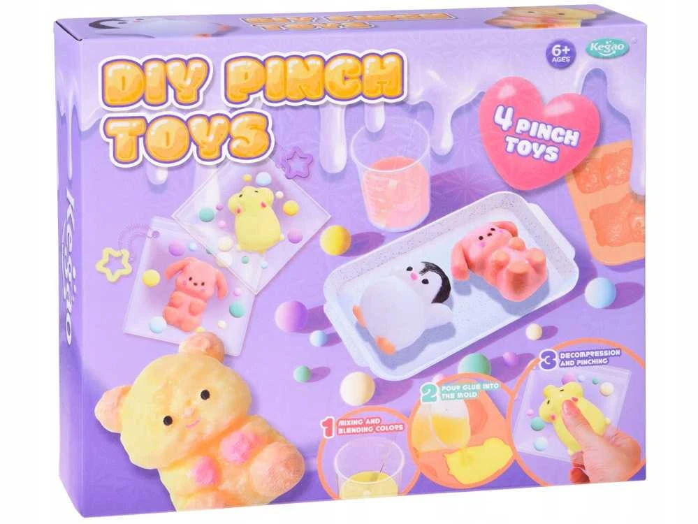 Kūrybinis rinkinys „Do it yourself“ – ANIMALS SLIME 3D kaladėlės