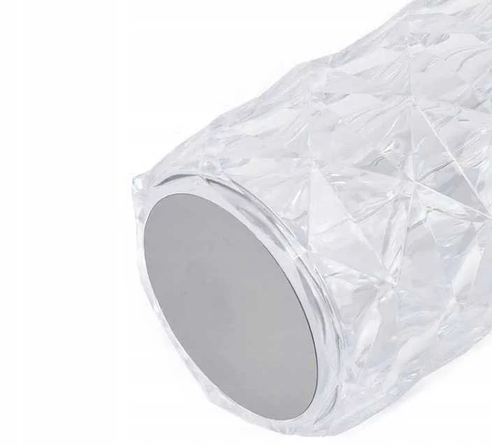 LED šviečianti kristalo formos lempa – RGB spalvos, liečiamas valdymas, USB ir pultelis