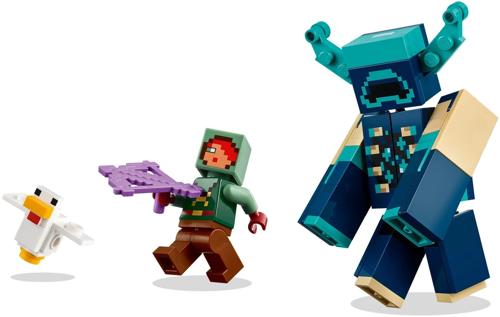 LEGO Minecraft susitikimo su sargu konstruktorius, 238 dalių