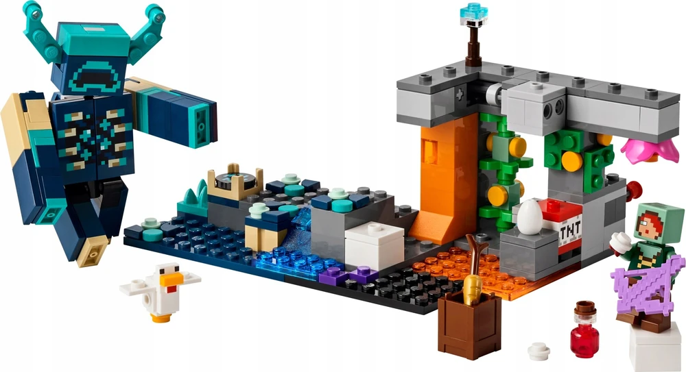 LEGO Minecraft susitikimo su sargu konstruktorius, 238 dalių