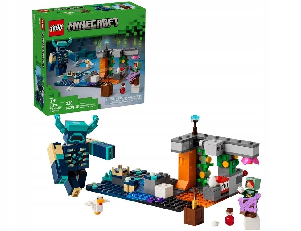 LEGO Minecraft susitikimo su sargu konstruktorius, 238 dalių