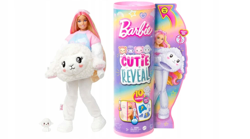Lėlė Barbie Cutie Reveal rinkinys ėriukė