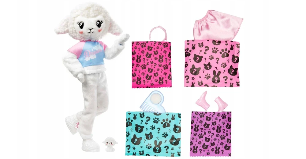 Lėlė Barbie Cutie Reveal rinkinys ėriukė