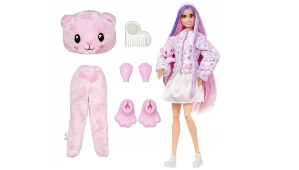 Lėlė Barbie Cutie Reveal rinkinys meškutė