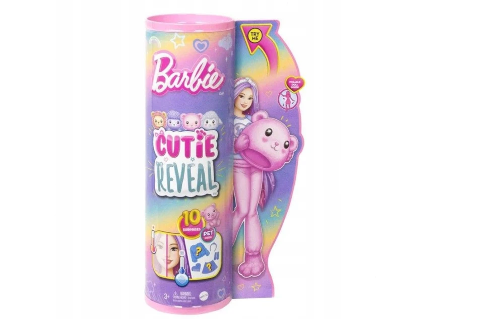 Lėlė Barbie Cutie Reveal rinkinys meškutė