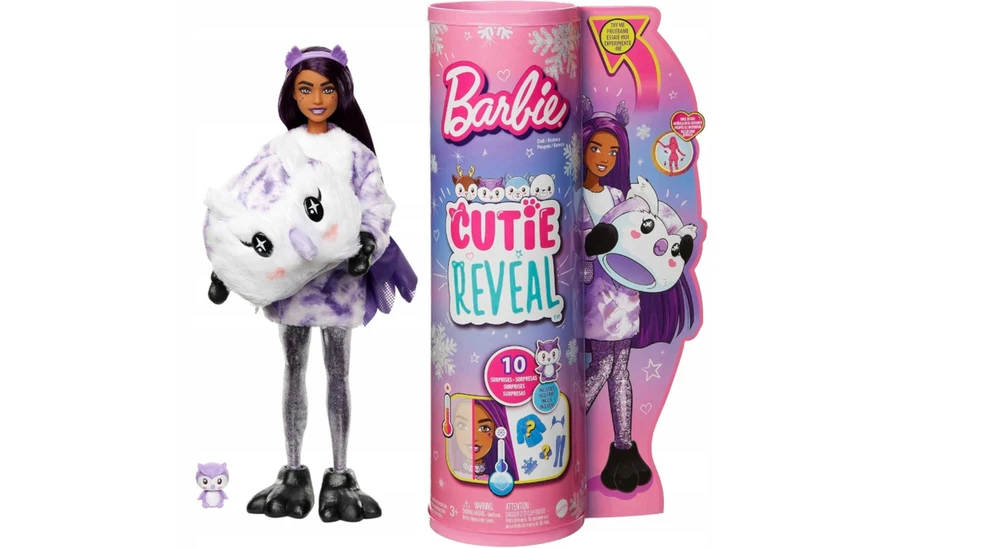 Lėlė Barbie Cutie Reveal rinkinys pelėda