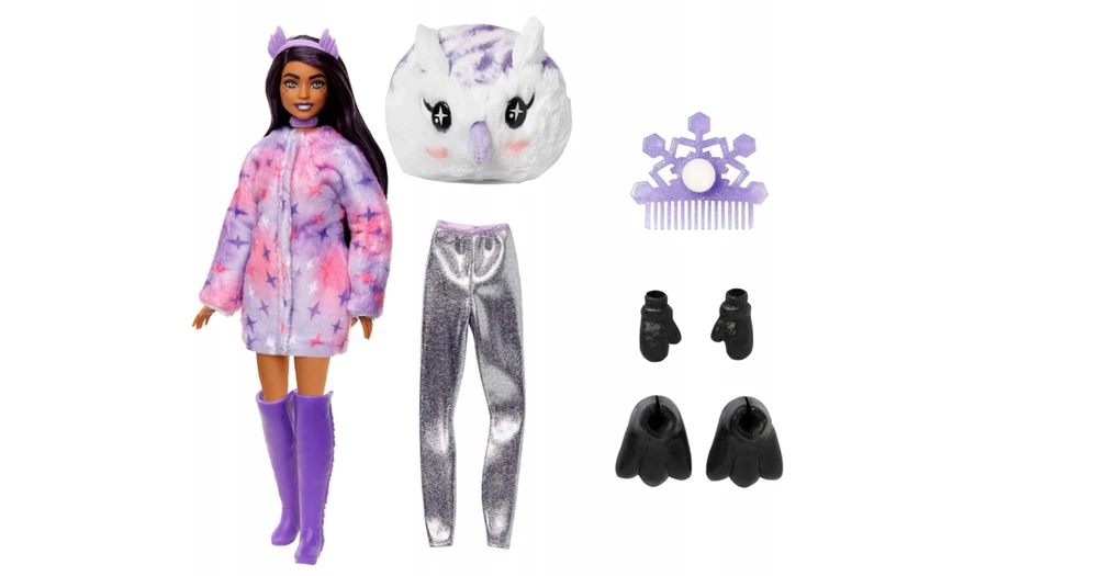 Lėlė Barbie Cutie Reveal rinkinys pelėda
