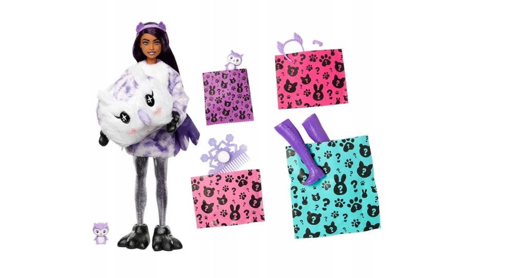 Lėlė Barbie Cutie Reveal rinkinys pelėda