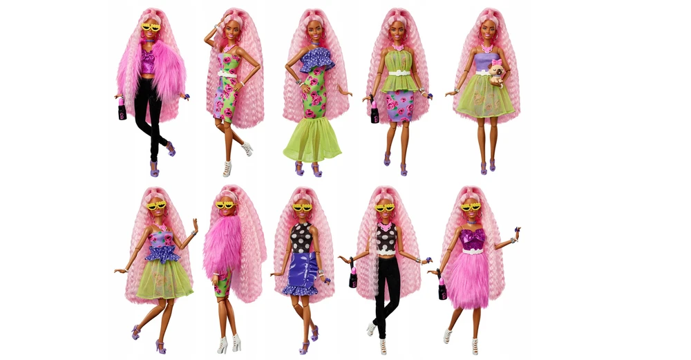 Lėlė Barbie Extra rinkinys