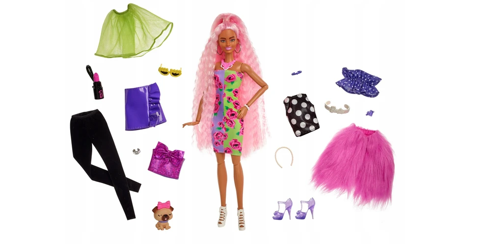 Lėlė Barbie Extra rinkinys