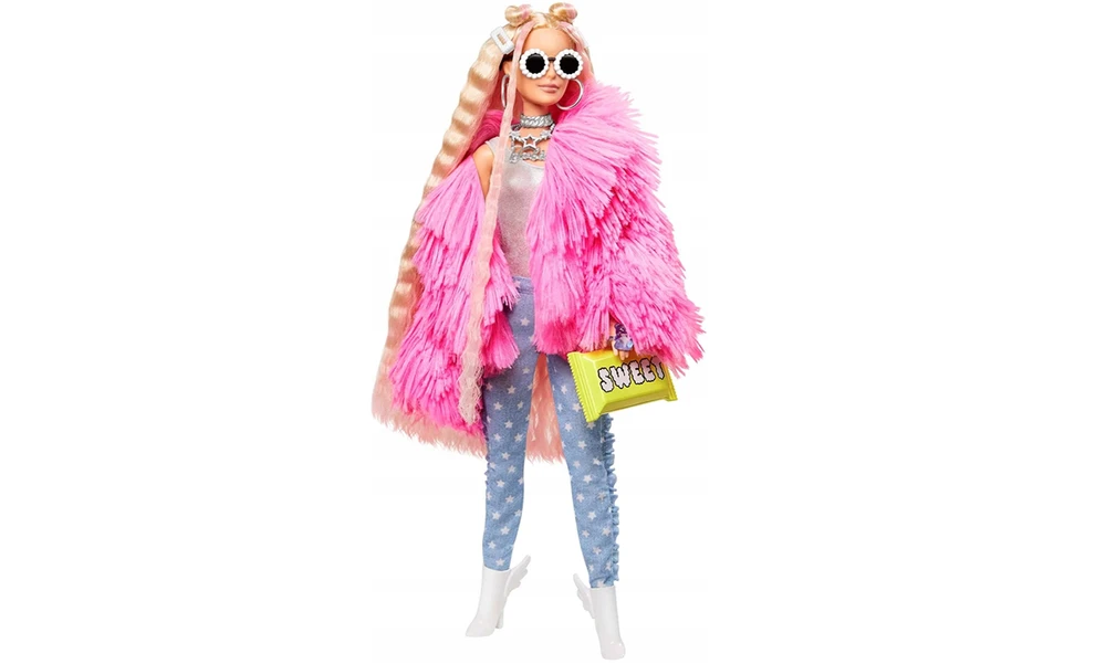 Lėlė Barbie Extra Rožinė Coat With Pig Unicorn rinkinys GRN28