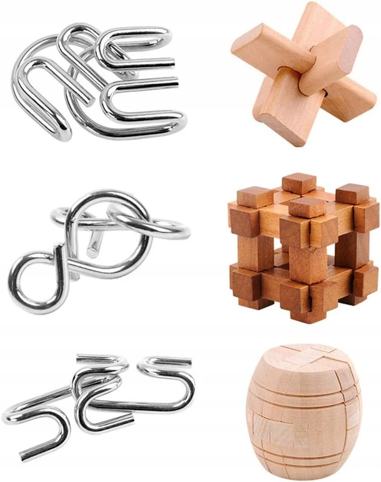 Loginis galvosūkių rinkinys, 6 vnt.