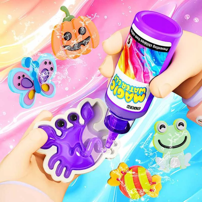 Magiškas 3D slime rinkinys gelinėms figūrėlėms kurti