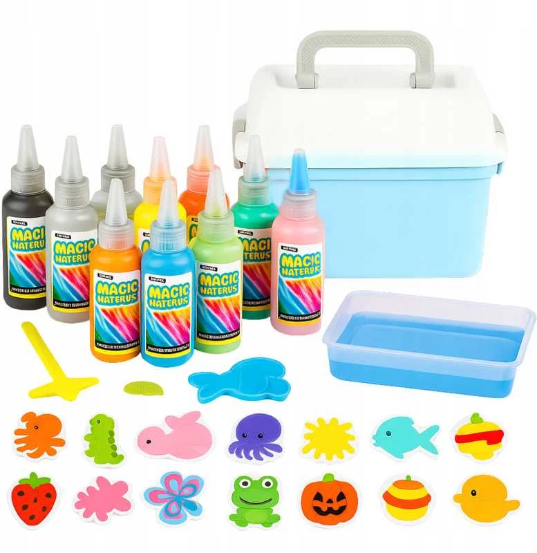 Magiškas 3D slime rinkinys gelinėms figūrėlėms kurti