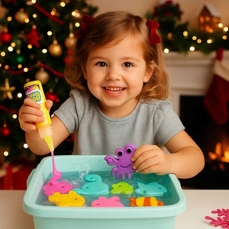 Magiškas 3D slime rinkinys gelinėms figūrėlėms kurti