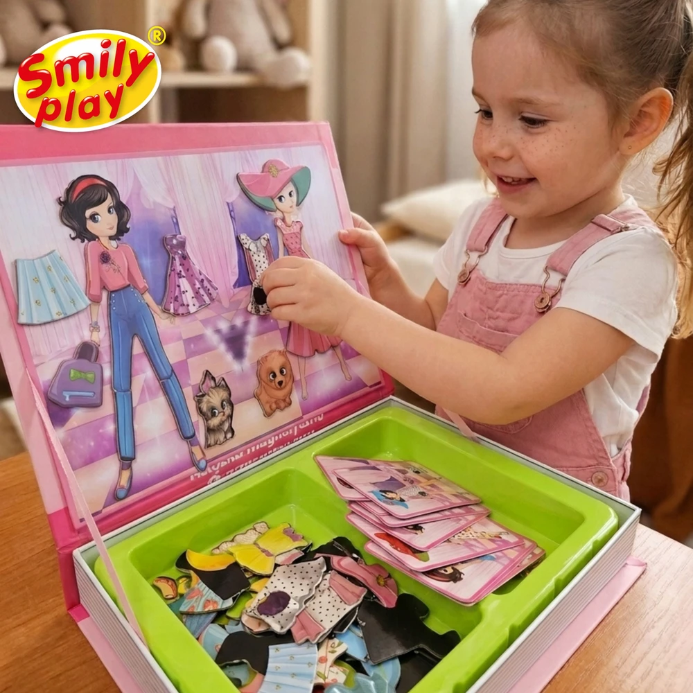Magnetinė dėlionė Smily Play, 87 elementai
