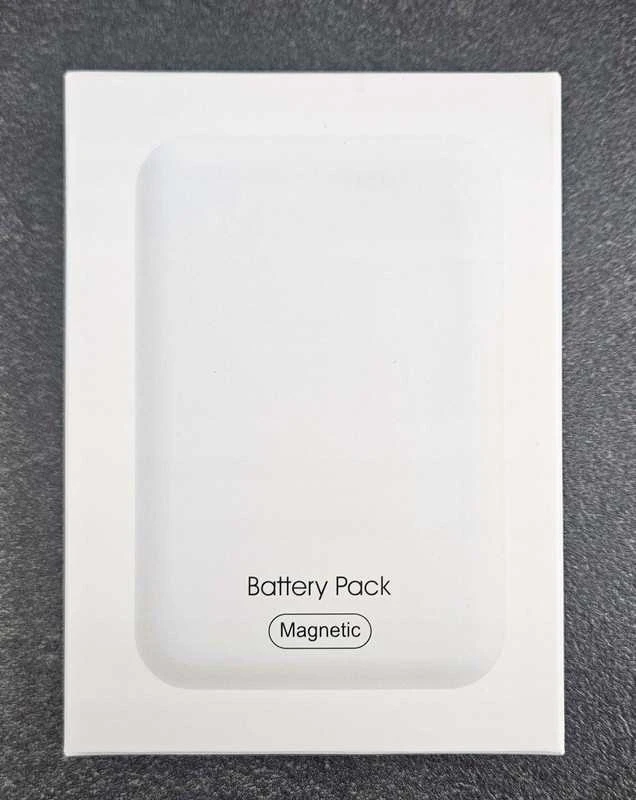 Magnetinis belaidis powerbankas 5000 mAh – mini, juodas, iPhone su MagSafe