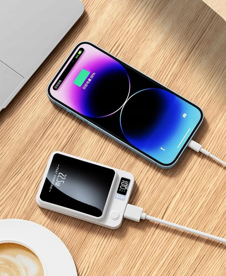 Magnetinis išorinis akumuliatorius, 10 000 mAh