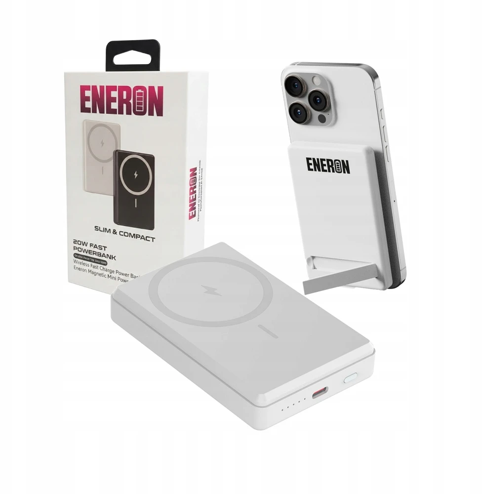 Magnetinis išorinis akumuliatorius Eneron, 5000 mAh