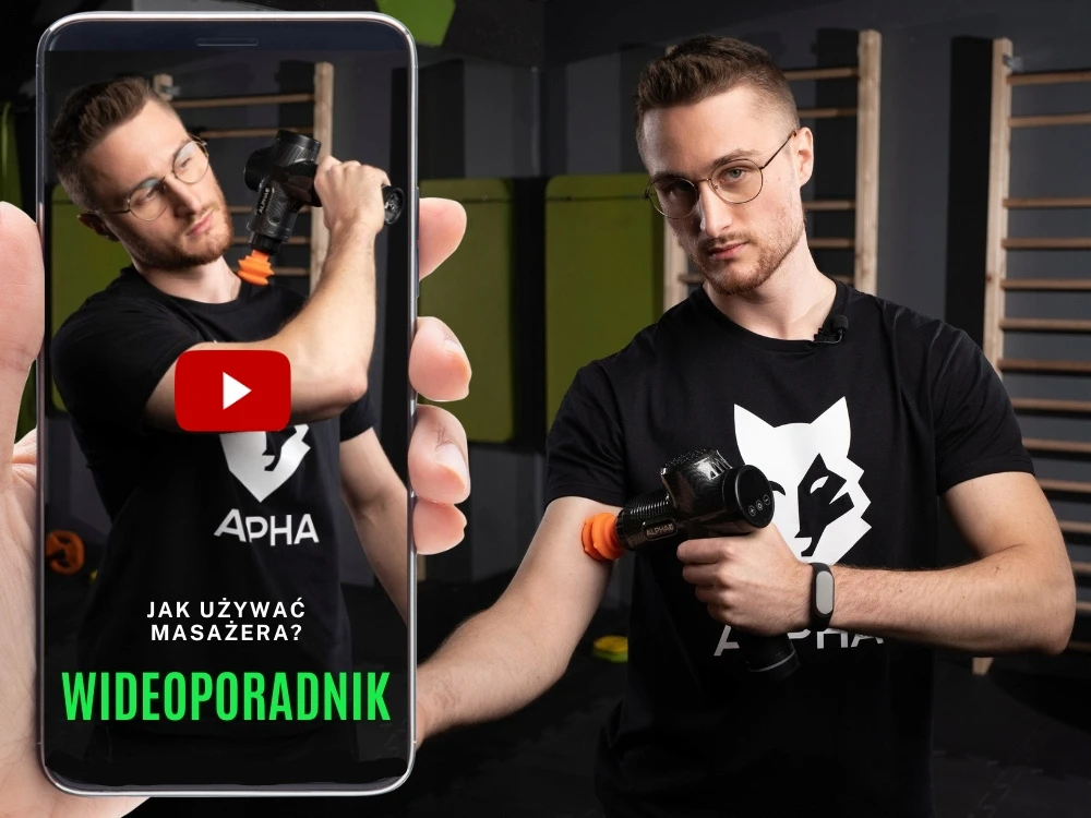 Masažuoklis ALPHA, 10 antgalių