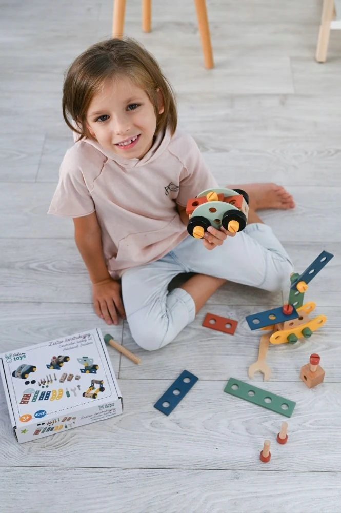 Medinis konstruktorius Adam Toys, 40 vnt.