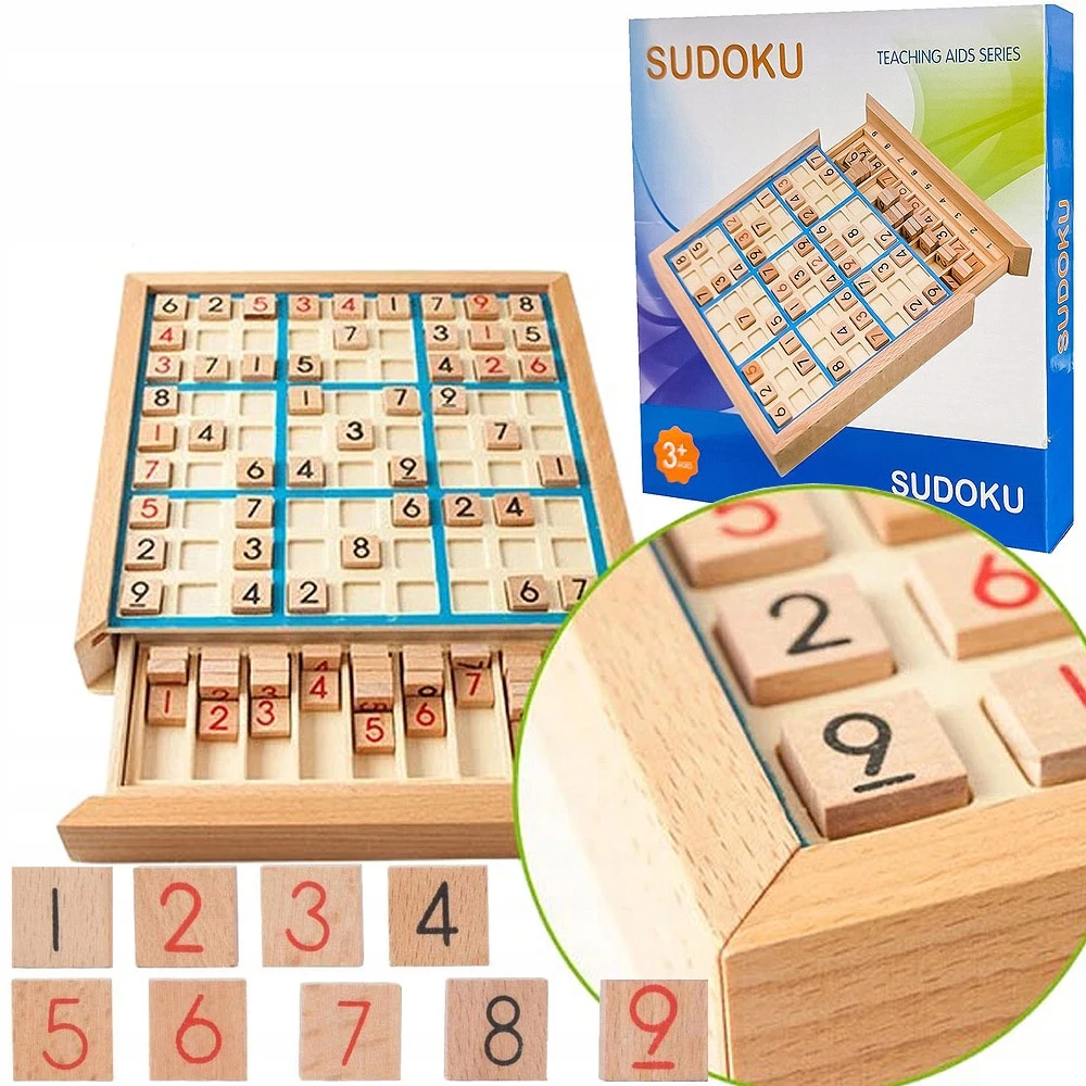 Dėlionė Medinis sudoku žaidimas Ramiz