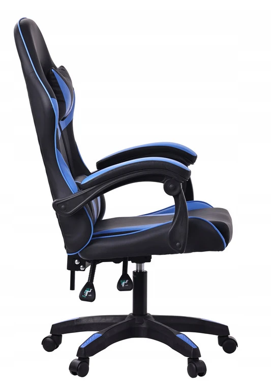 Mėlyna ergonominė žaidimų kėdė DRAGO