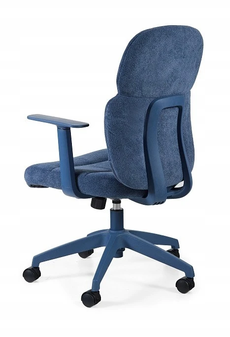 Mėlyna medžiaginė biuro kėdė Cresta su TILT mechanizmu