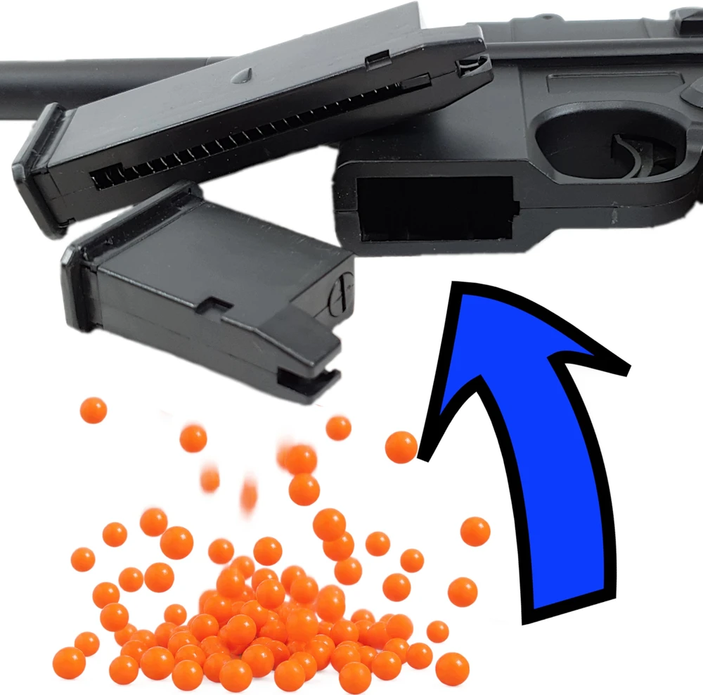 Metalinė pistoleto replika Mauser C96, 2 dėtuvės