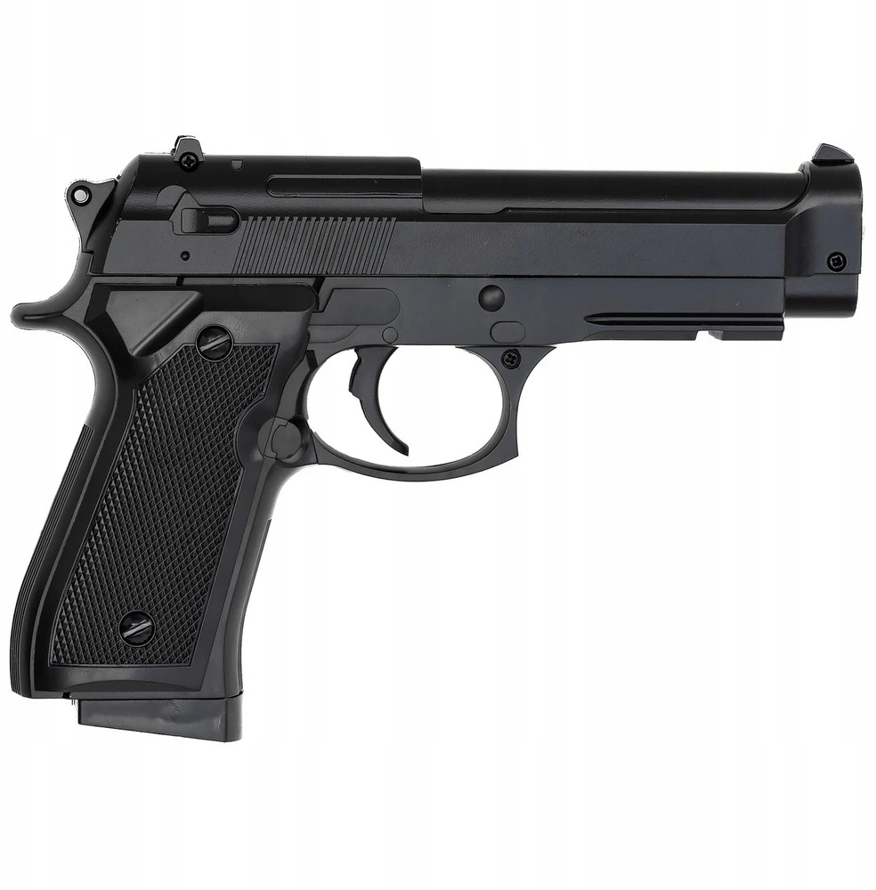 Metalinis žaislinis pistoletas Combat, juodas