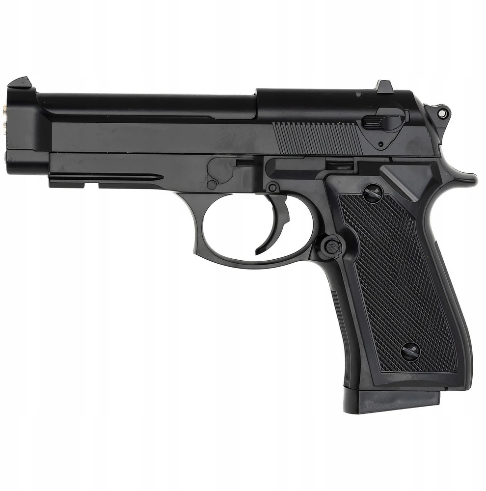 Metalinis žaislinis pistoletas Combat, juodas