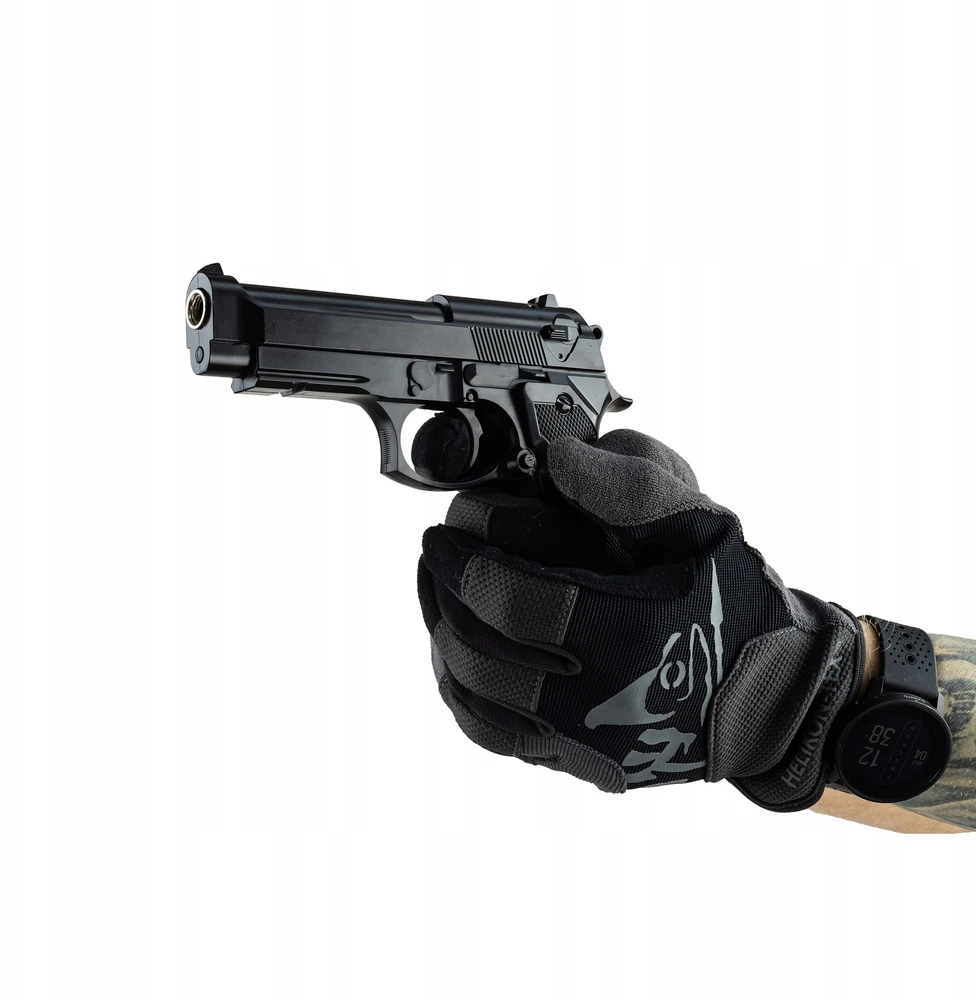 Metalinis žaislinis pistoletas Combat, juodas