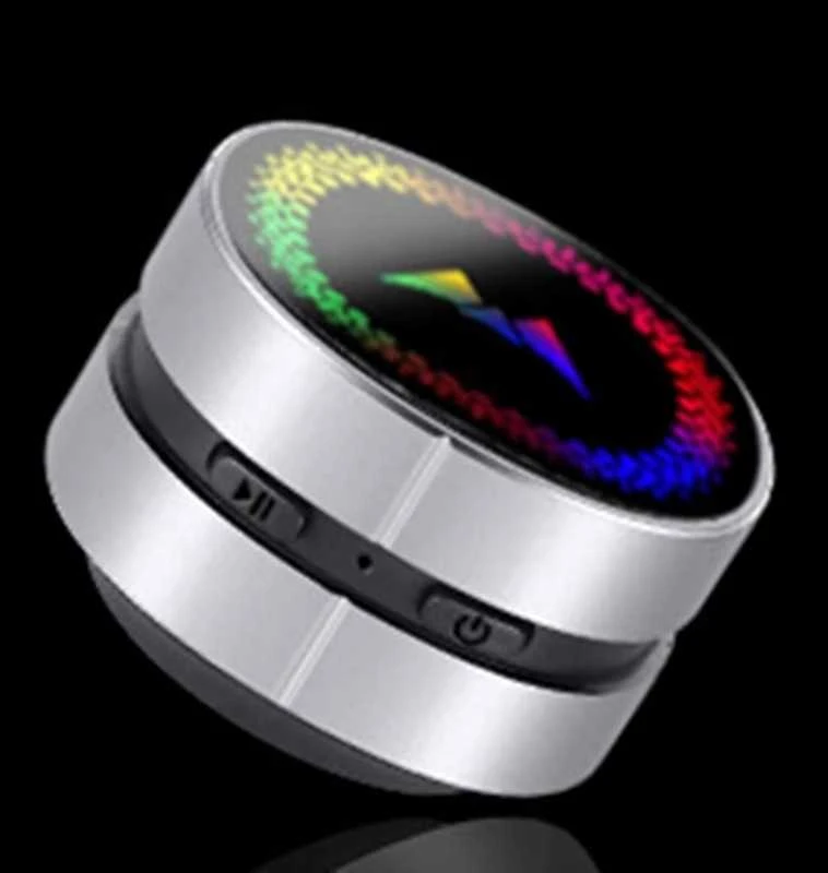 Mini „Bluetooth“ kolonėlė su kaulinio laidumo technologija, RGB apšvietimu ir siurbtuku