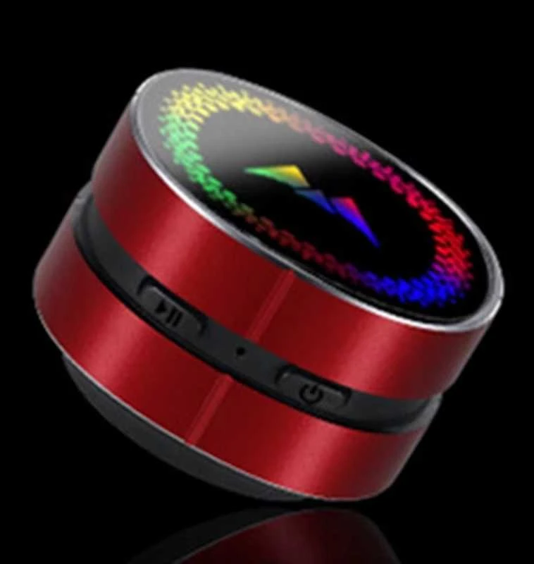 Mini „Bluetooth“ kolonėlė su kaulinio laidumo technologija, RGB apšvietimu ir siurbtuku