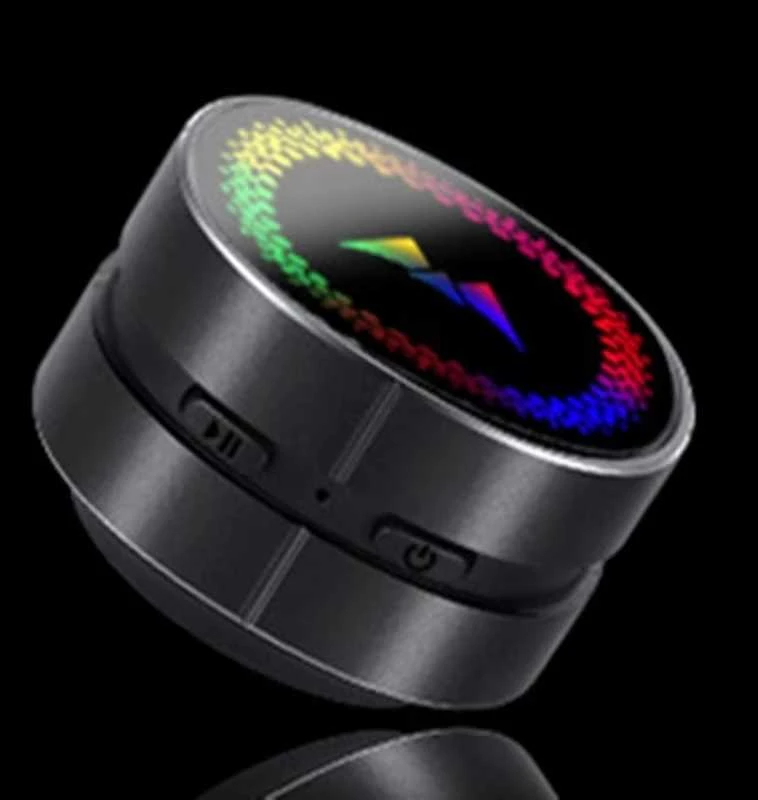 Mini „Bluetooth“ kolonėlė su kaulinio laidumo technologija, RGB apšvietimu ir siurbtuku