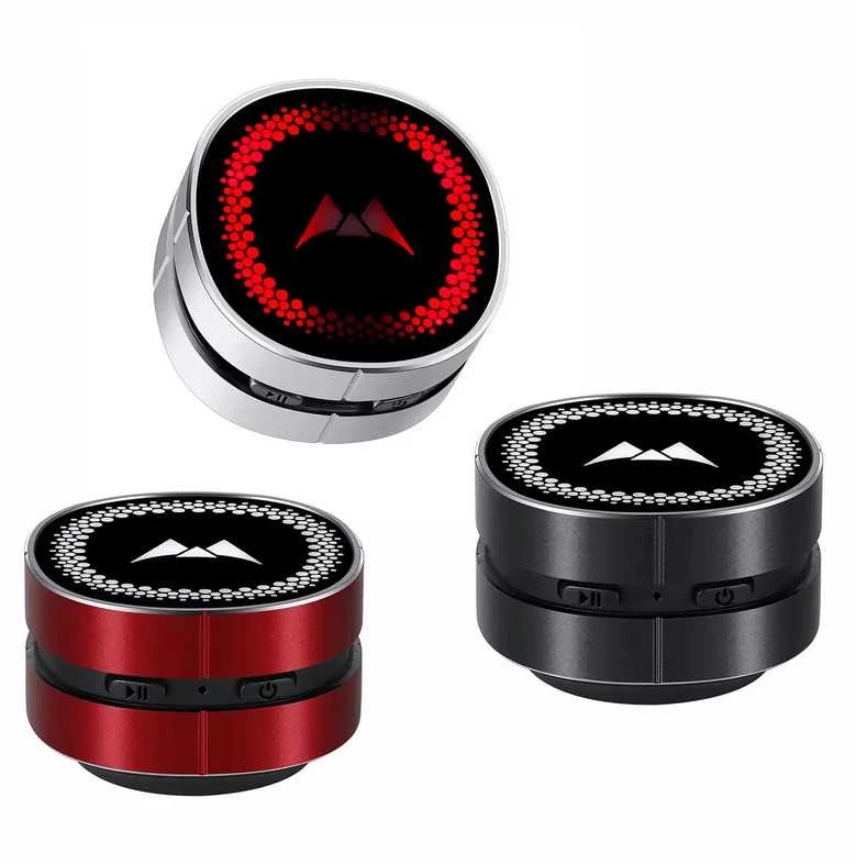 Mini „Bluetooth“ kolonėlė su kaulinio laidumo technologija, RGB apšvietimu ir siurbtuku