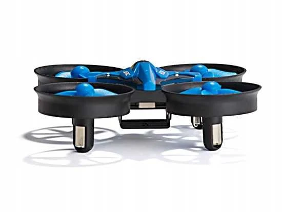 Mini dronas JJRC H36 2.4 GHz – kompaktiškas, 4 kanalų, mėlynas