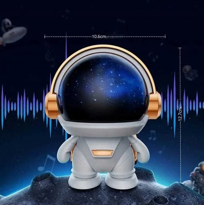 Mini išmanioji „Bluetooth“ kolonėlė su RGB LED apšvietimu „Astronaut“