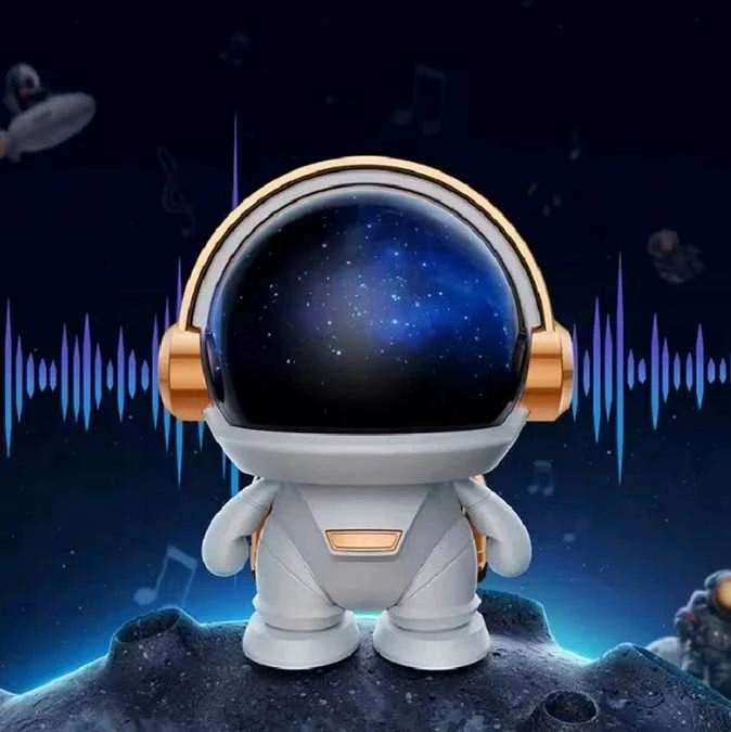 Mini išmanioji „Bluetooth“ kolonėlė su RGB LED apšvietimu „Astronaut“