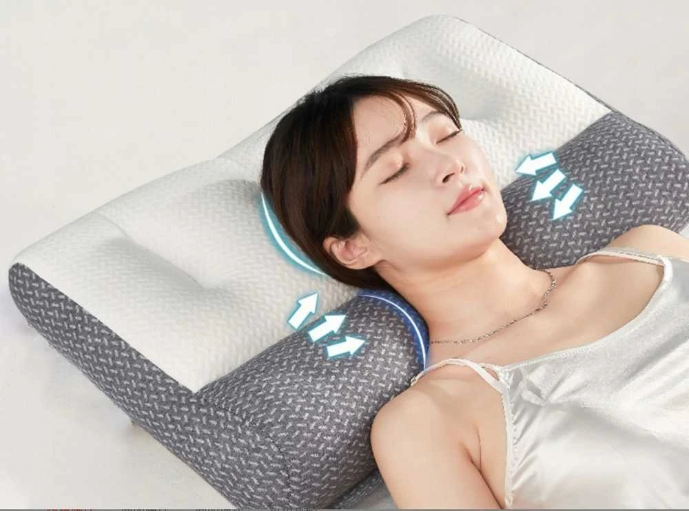 Minkšta ortopedinė miego pagalvė iš memory foam putų