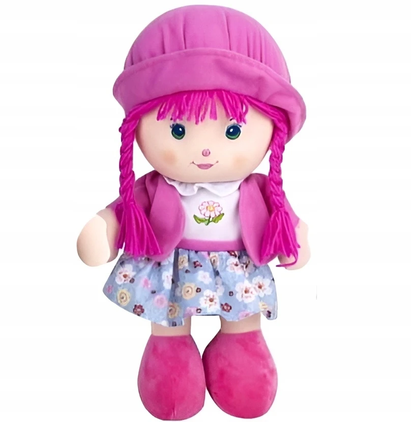 Minkšta skudurinė lėlė Bigtoys, 38 cm